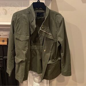 Banana Republic Women's Military Field Jacket - Olive
